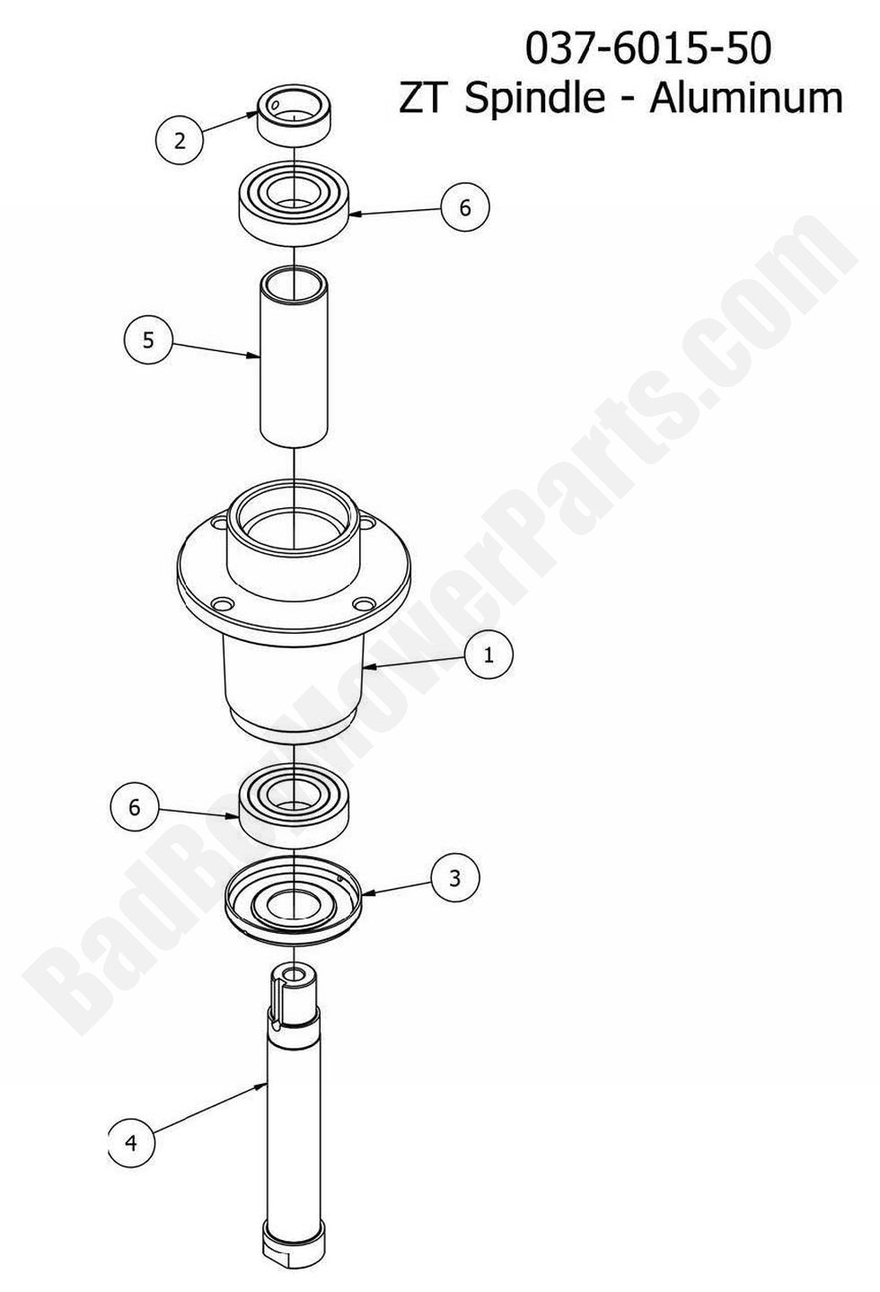 1271 - Bad Boy Mower Parts Lookup > 2015 > ZT Elite > Spindle